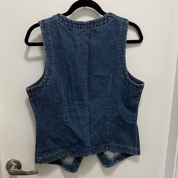Madewell Blue Denim Sleeveless Top - Picture 3 of 4